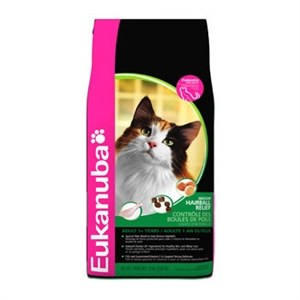 Eukanuba hairball clearance control